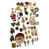 Group of Vintage Christmas Jewelry