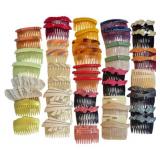 Group Vtg Decorative Hair Combs