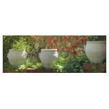 3 Concrete Planters - 16 x 18