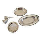 Group of Silver Plated Tableware Items