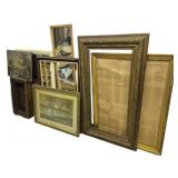 Group of Vintage Mirrors, Frames & More