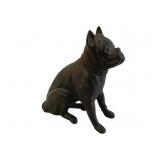 Cast Iron Bank Boston Terrier 4.5"