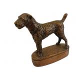 Dog Statue Copper Finish 6.5"