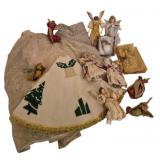 Group Lot Angels & Christmas Tree Skirts