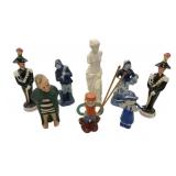 Collection of Decorative Ceramic Figurines