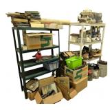 2 Shelves w/ Contents