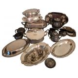 Group Lot of Silver Plate