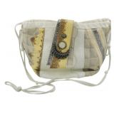 Sharif Multicolor Exotic Print Bucket Bag