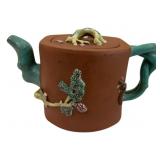 Yixing Zisha Pottery Teapot 3.75"x7"