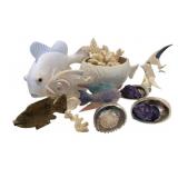 Group Lot of Fish Decor