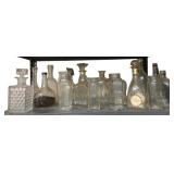 Lot of Assorted Glass Bottles