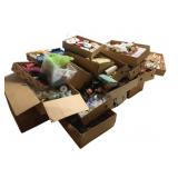 Huge Lot of Faux Flowers/Ribbons/Bows