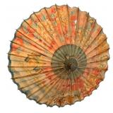 Bamboo Frame Oriental Umbrella 22"