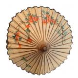 Oriental Bamboo Parasol Umbrella 23"