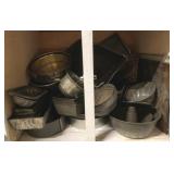 Cabinet Lot of Assorted Baking Items
