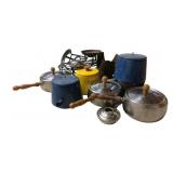 Lot of Fondu Pans & Warmers