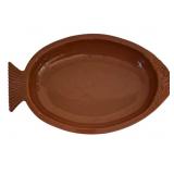 Noemi Ceramiche Red Glazed Terracotta Fish