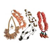 Collection of 5 Artisan Style Necklaces
