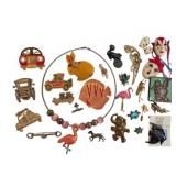 Group of Figural Costume Jewelry Brooches