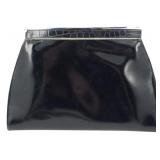 Vtg Perry Ellis Patent Leather Clutch