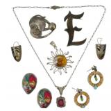 Assorted Sterling Jewelry 2.04oz