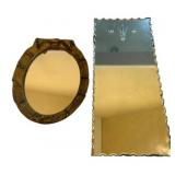 Group of 2 Vintage Mirrors