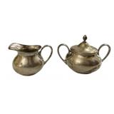 Sheffield Reproduction Creamer & Sugar
