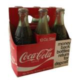 Vintage 6pk of Coca Cola 10oz