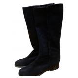 Anne Klein Suede Rubber Sole Boots, sz 8.5