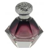 Vintage Amethyst Perfume Bottle