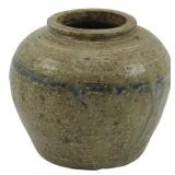 Chinese Stoneware Pottery Vase 4"