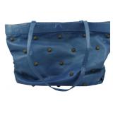 Vtg Shirl Miller Studded Leather Tote