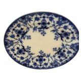 Burgess & Leigh Harlem Blue/White Platter