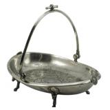 Simpson Hall Miller & Co Silver Plate Basket