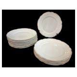 10 Porcelain Plates 9.5 & 8"