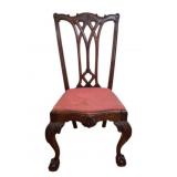 Antique Chippendale Claw Foot Side Chair