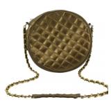 Vtg Made in Italy Round Crossbody Bag