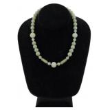 Jade Necklace w/ Silver Clasp