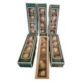 6 Boxes Mr. Christmas Glass Ornaments