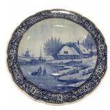 Delft Blue & White Dutch Landscape Charger