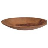 Antique Wooden Dough Bowl 10"x18"