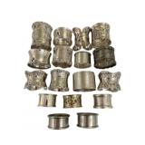 17 Silver Plate Napkin Holders