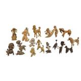 Vtg Dog Pins & Necklace Pendants Collection