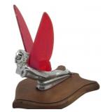 Flying Goddess Windrider Chrome Hood Ornament