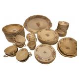 62 Pcs Federal Syracuse China Floral Pattern