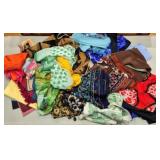Lot of Assorted Colorful Fashion Scarves