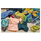 Lot of Assorted Colorful Scarves