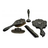5 Assorted Unmarked Metal Beauty Items