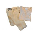 Escada Outfit Straight Leg Jean & Tee Set