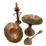 Lot of Assorted Copper Decorative Items